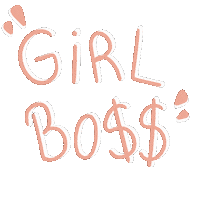 elisalehedesign girl boss girlboss bossgirl Sticker