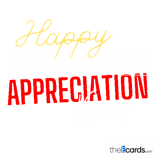 Employee Appreciation Day Bestteamever Sticker by TheEcards.com