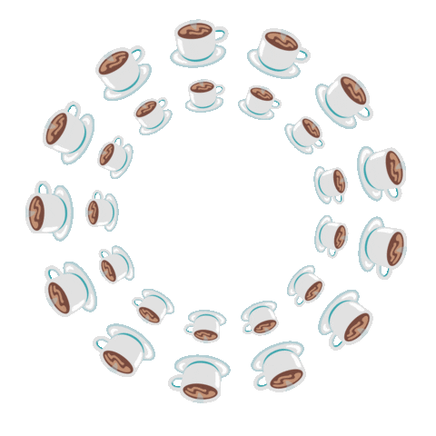 Coffee Loop Sticker