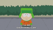 kyle broflovski help GIF by South Park 