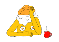 Tired Over It Sticker by Originals