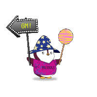 Good Morning Sticker by Pudgy Penguins