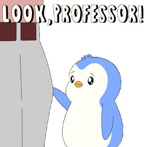 Look Penguin Sticker by Pudgy Penguins