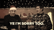 Christmas Im Sorry GIF by FoilArmsandHog