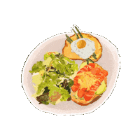 Dessert Egg Sticker