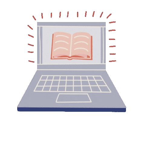 BoD_BooksonDemand giphyupload laptop notebook upload Sticker