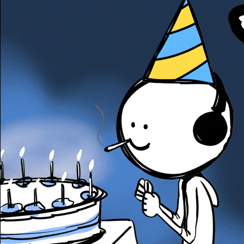 Celebrate Happy Birthday GIF by CC0 Studios