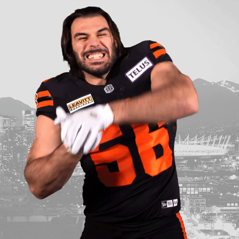 BC Lions Menard Sack