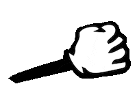 Moiregradient Thumbs Up Sticker by Miriam Ganser