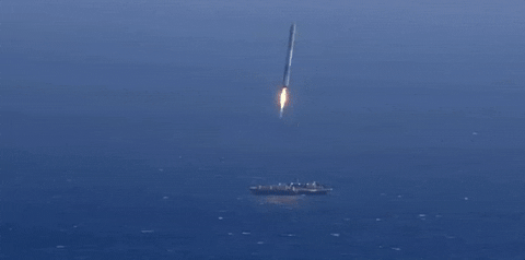 falcon 9 spacex landing GIF by Product Hunt
