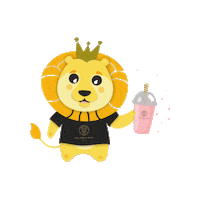 Leo Milkshake Sticker by The Waffle King