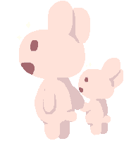 Bunny Rabbit Sticker by gallerymichikusa