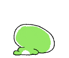 LunLiu no jump frog crush Sticker