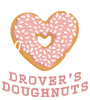 Heart Donut Sticker by DroversDoughnuts