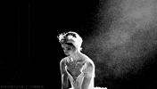 black and white ballet GIF