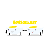 awesome breakfast Sticker by hippypotter