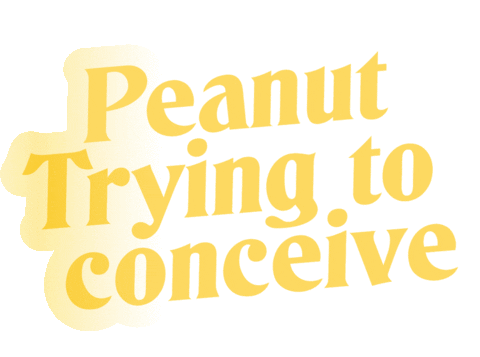 Conceive Social Network Sticker by Peanut App