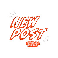 New Post Photo Sticker by Rádio Alvorada FM 94,9