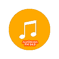 Musica Sticker by Rádio Alvorada FM 94,9
