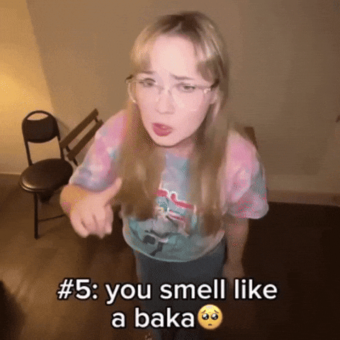 Anime Girl Smell GIF