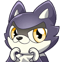 MooMooMilkCafe love pokemon wolf hugs Sticker