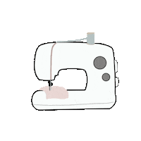 Sewingmachine Nähmaschine Sticker by Anziehenddarmstadt