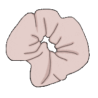 Scrunchie Sticker by Anziehenddarmstadt