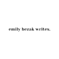 emilybezakwrites ebw emily bezak writes emily bezak Sticker