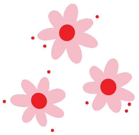 Pink Flower Sticker