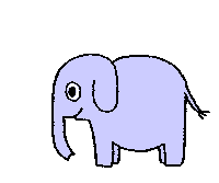 Elephant Shower Sticker by Alabaster Pizzo