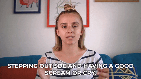 Screaming Let It Go GIF by HannahWitton