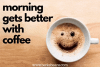 Good Morning GIF by Berk's Beans Coffee
