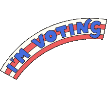 Voting Election Day Sticker by Martina Martian