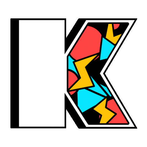 K Alphabet Sticker
