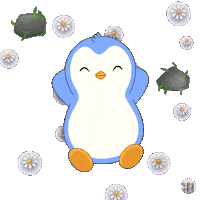 Happy Day Off Sticker by Pudgy Penguins