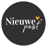 New Post Nieuw Sticker