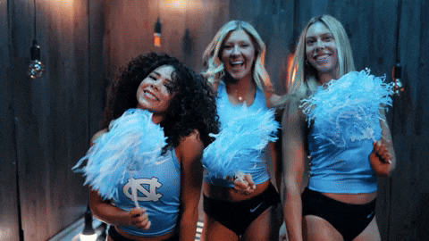 Happy University Of North Carolina GIF by UNC Tar Heels