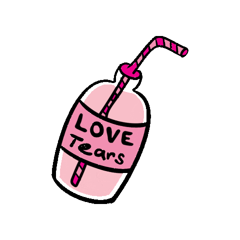 In Love Pink Sticker by vuxen