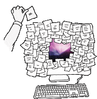 Stressed Work Sticker