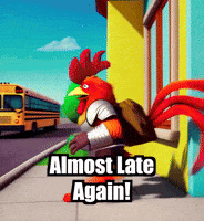 School Rush GIF by Zorooster