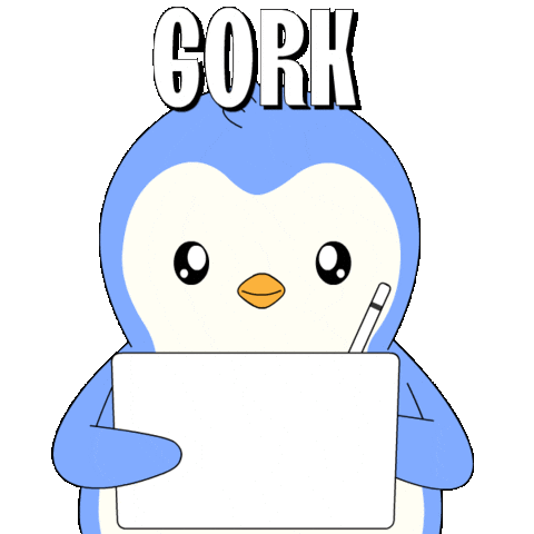 Artificial Intelligence Penguin Sticker by Pudgy Penguins