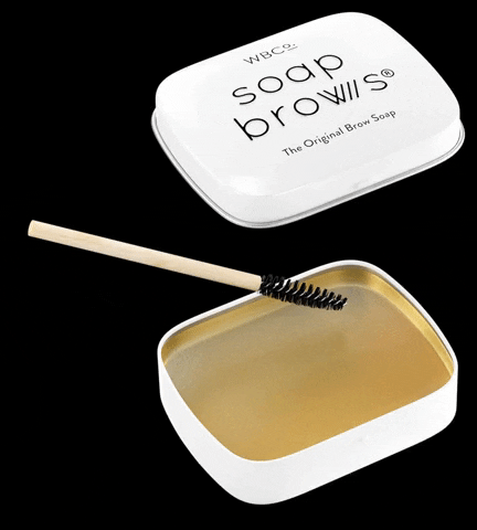 WBCo giphygifmaker soap brows brow soap GIF