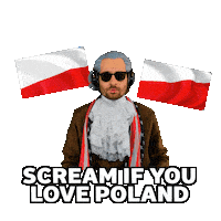 Polish Flag Poland Sticker