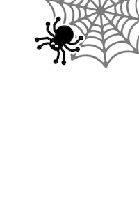 Halloween Spider Sticker