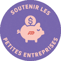 Shop Small French Sticker by ADP Canada