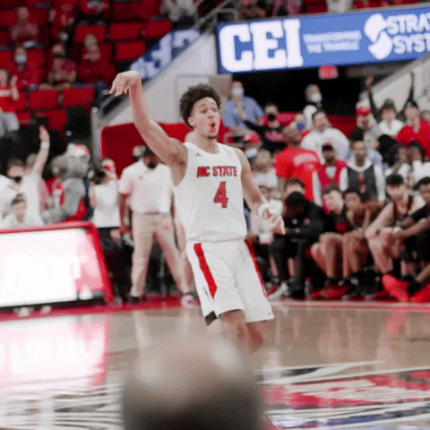 College Basketball GIF by NC State Athletics