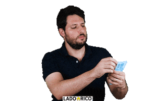 ladorico dinheiro ladorico notade100 contardinheiro Sticker