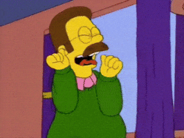 the simpsons react GIF