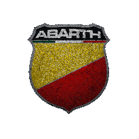 ABARTH_HQ animation logo car race Sticker