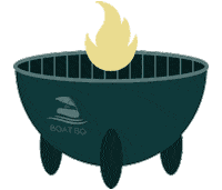 Boatbq Sticker by Production Pirates